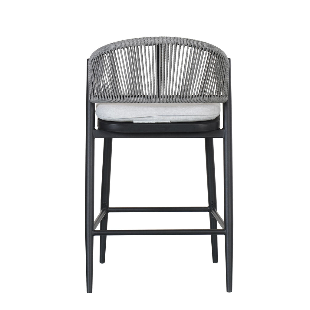 Outdoor 26" Counter Height Metal Frame Counter Stools
