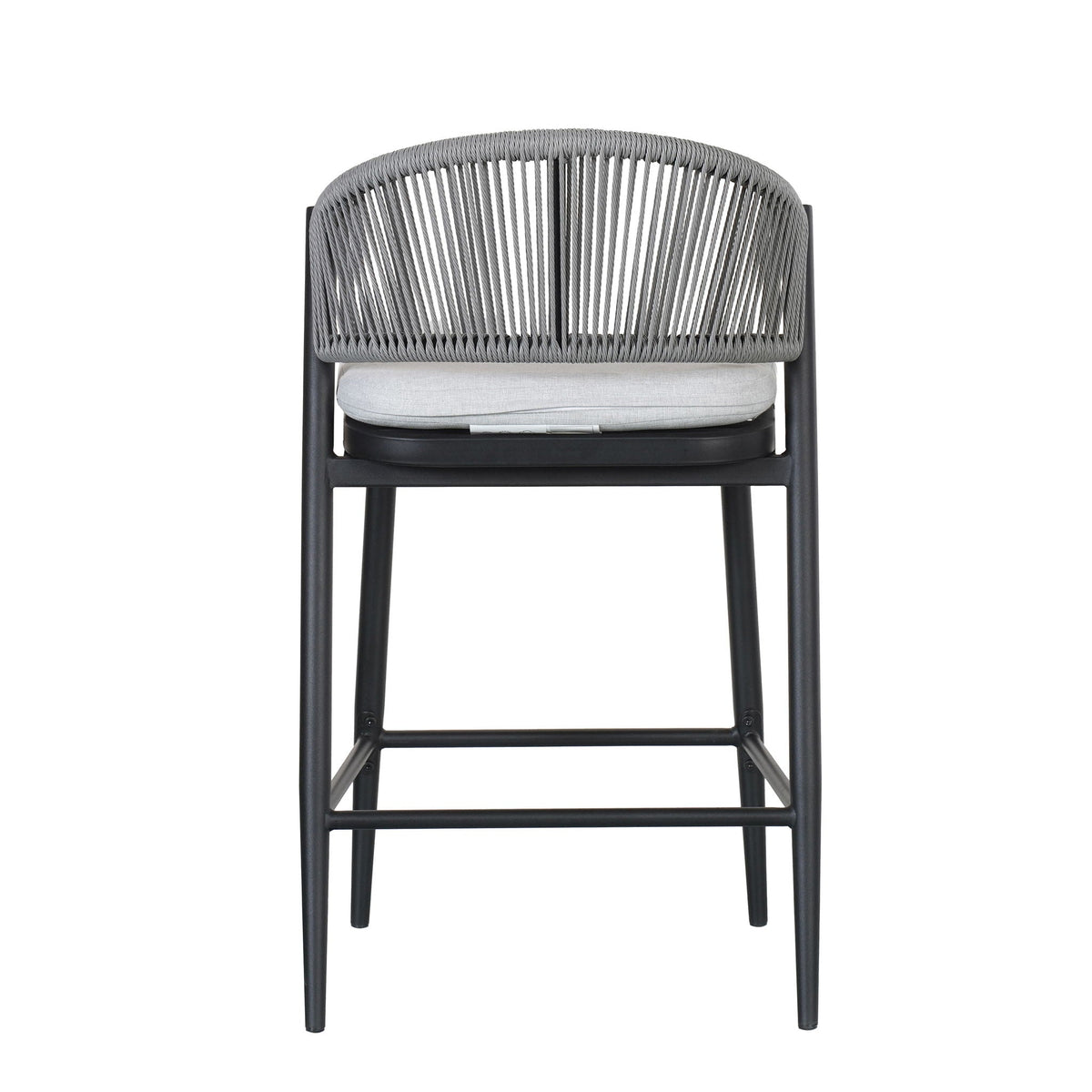 Outdoor 26" Counter Height Metal Frame Counter Stools