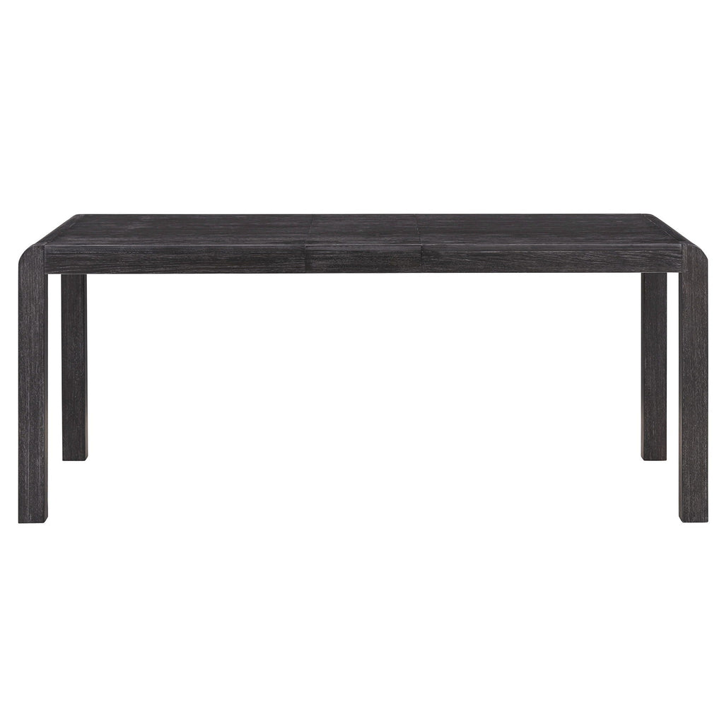 Extendable Dining Table Set with 4 Upholstered Chairs and 1 Bench