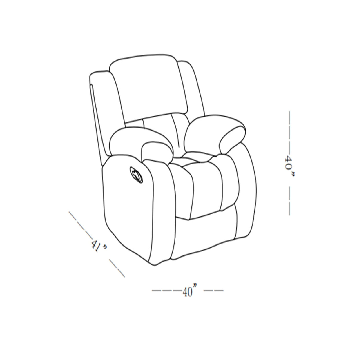 Gray Reclining Living Room Set with Manual Reclining Features - 3 Piece