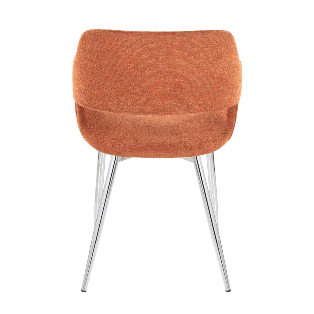 Contemporary Dining Chair Set with Metal Legs – Multiple Colors