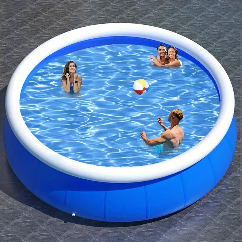 Butterfly Design Inflatable Swimming Pool with Durable PVC – Multi-Color