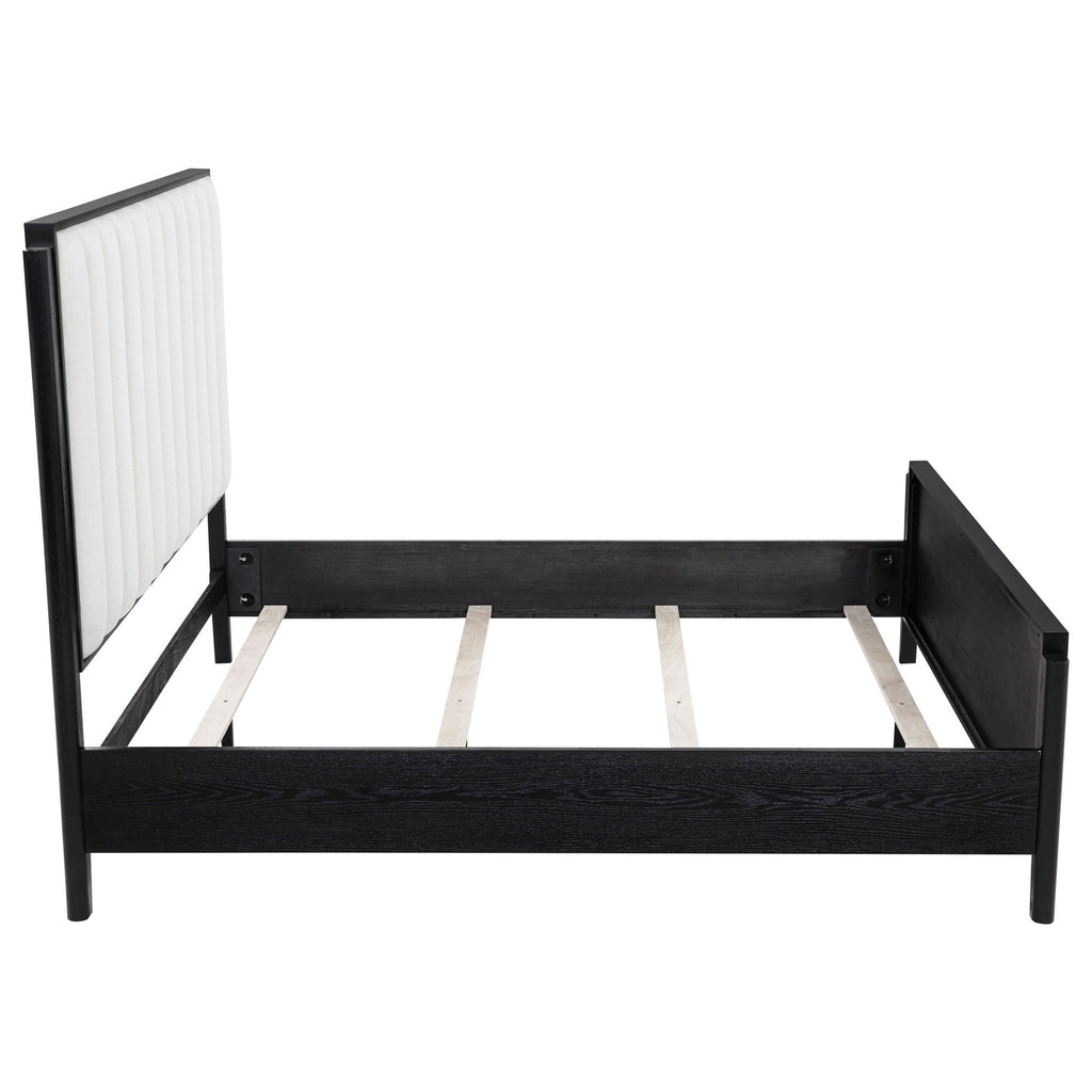 Brookmead 60-inch Upholstered Queen Bed Black