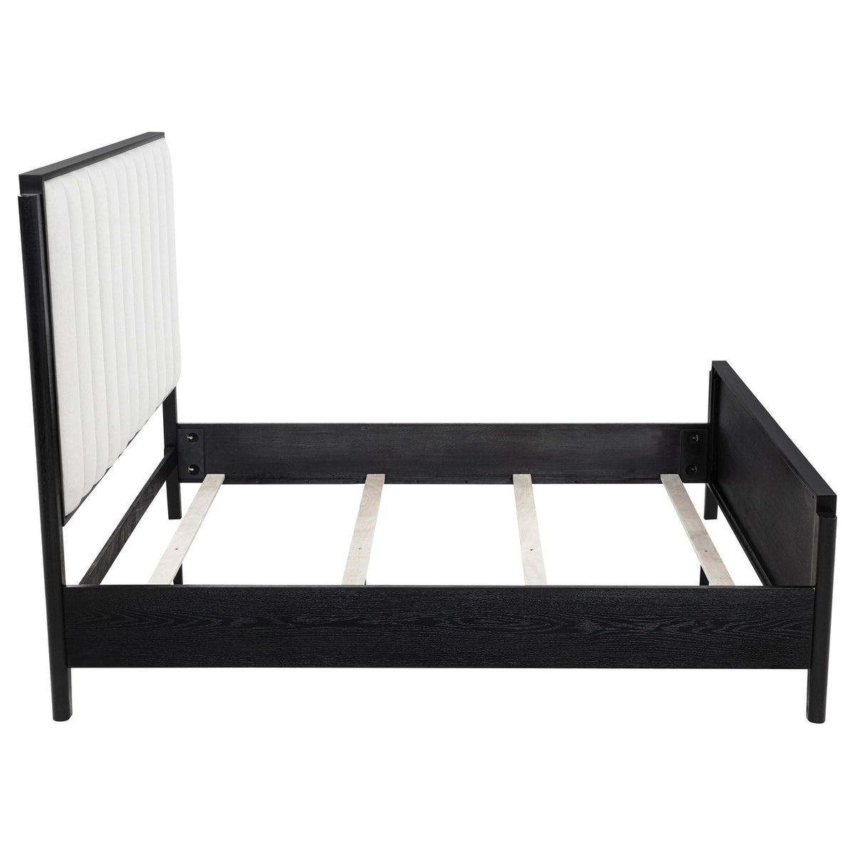 Brookmead 60-inch Upholstered Queen Bed Black