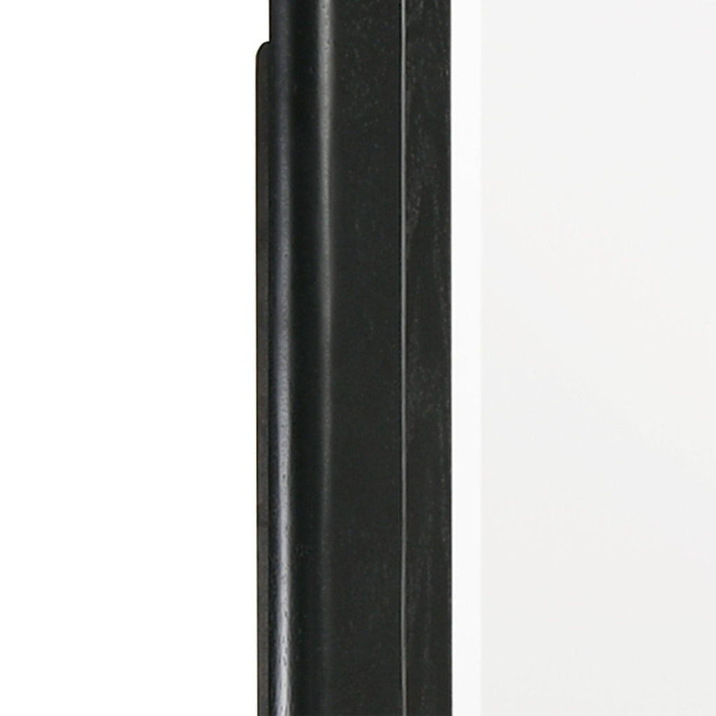 Black Bedroom Mirror with Deep Frame - Opel