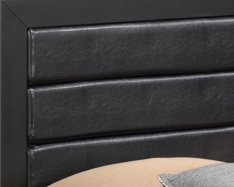 Elegant Storage Bed with Ample Storage - Dark Brown or Black