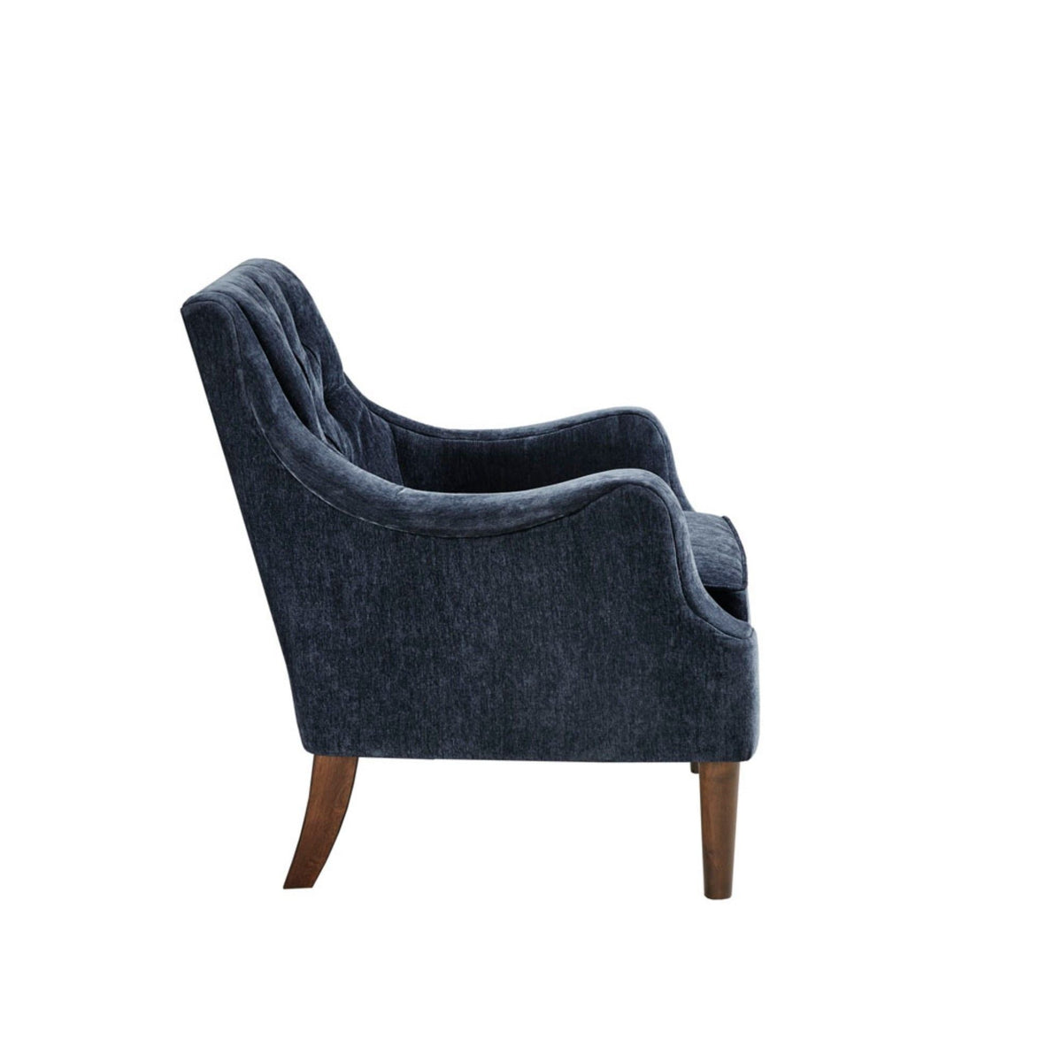Button Tufted Accent Chair with Removable Cushion - Gray or Blue