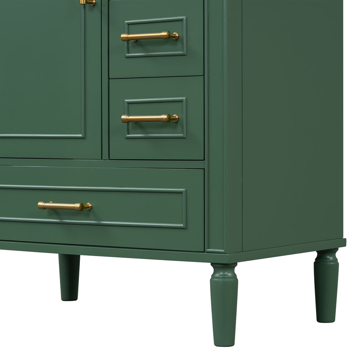 Traditional Bathroom Vanity Set with Soft Close Doors - Multiple Colors