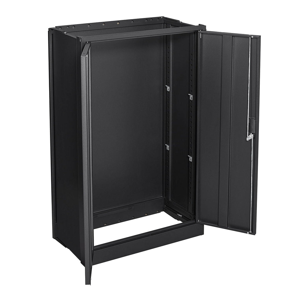 Metal Storage Cabinet With Locking Doors And Adjustable Shelf