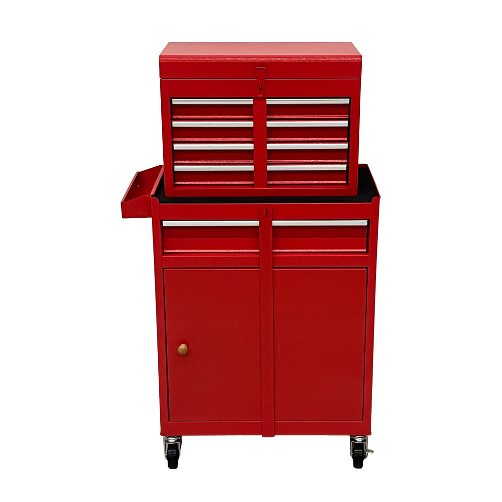 5-Drawer Rolling Tool Chest with Detachable Top - Red