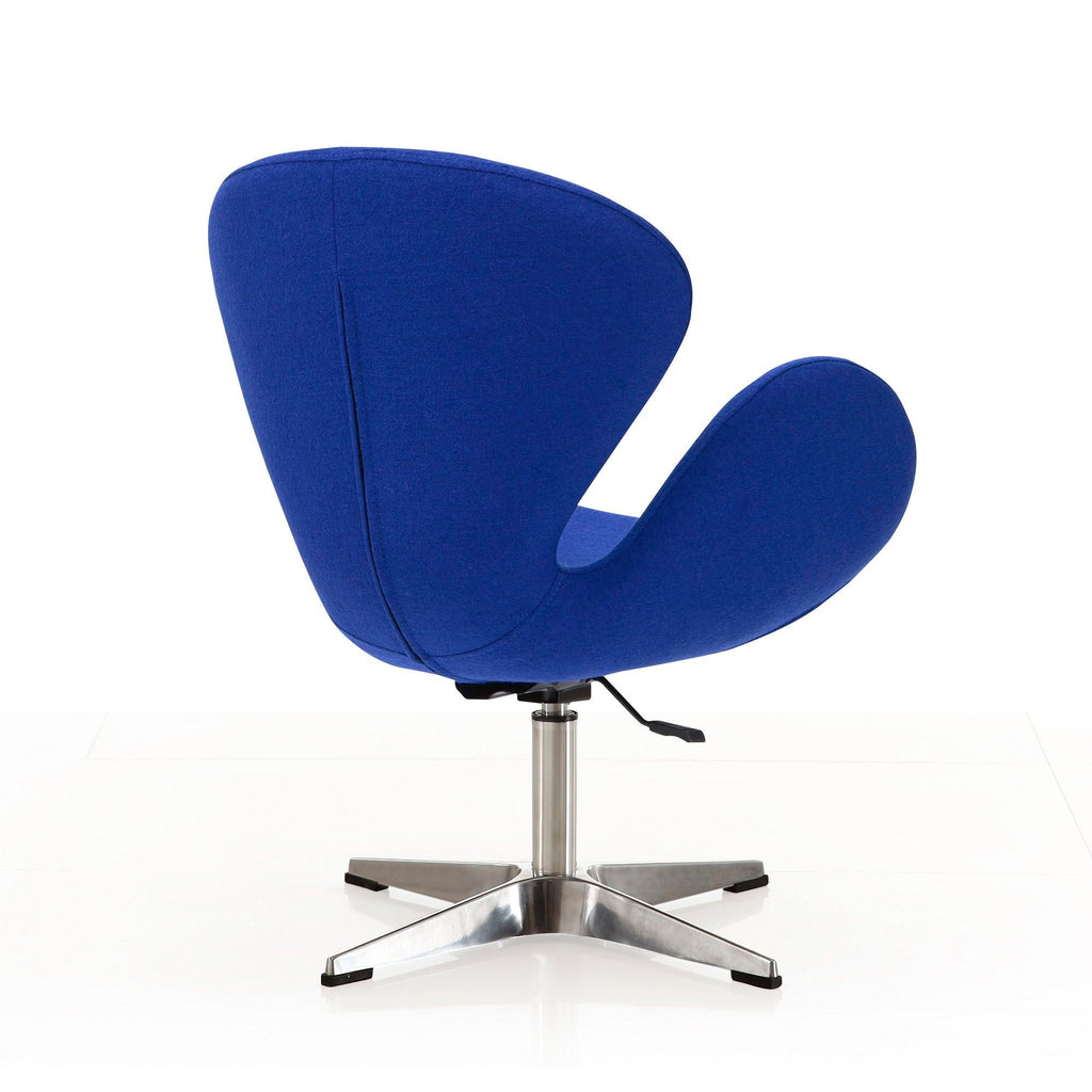 Raspberry Swivel Lounge Chair with 360-Degree Rotation - Multiple Colors