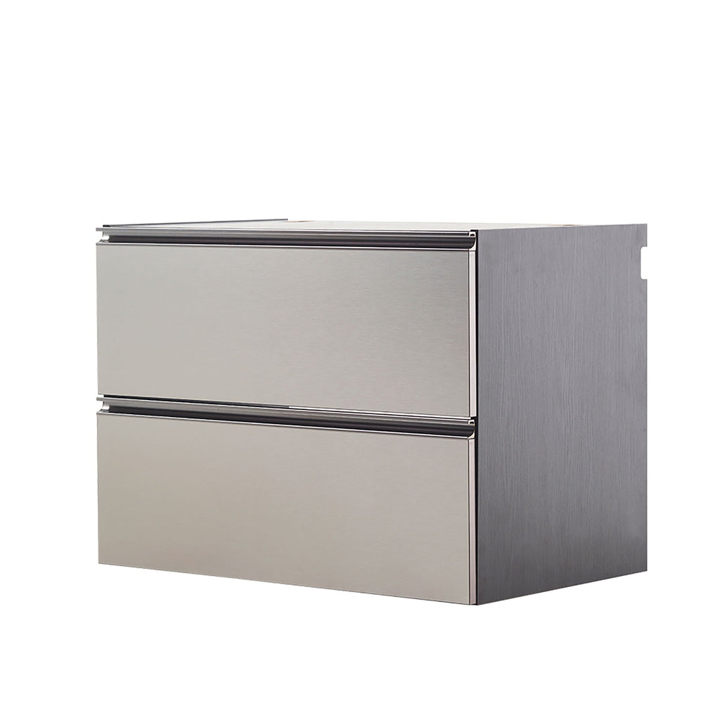 Wall Mounted Garage Cabinet with Deep Storage & Soft-Closing Drawer - Dark Gray