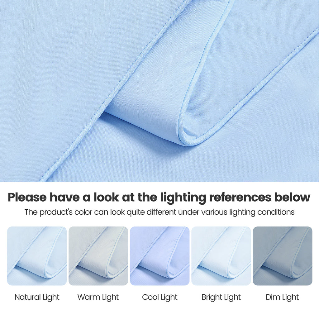 Cooling DA Comforter with Soft Fiber Fill - Ice