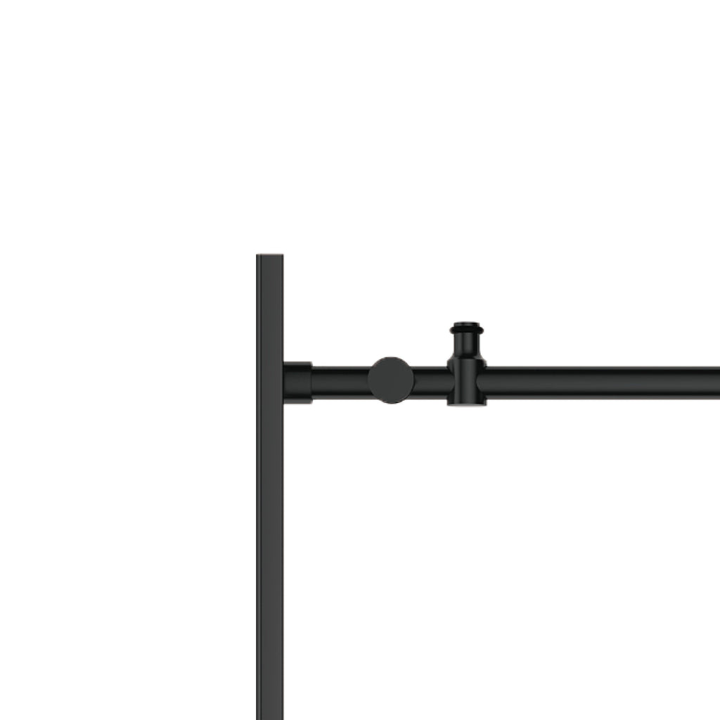 Sliding Frameless Shower Door with Matte Finish - 60" W x 76" H