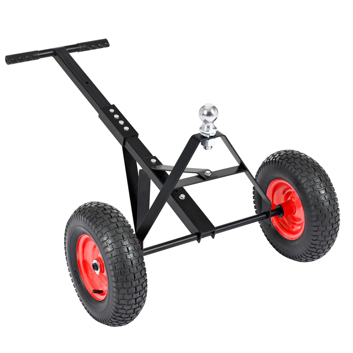 Heavy Duty Trailer Dolly with 2" Ball and 1000 lb Capacity - Black