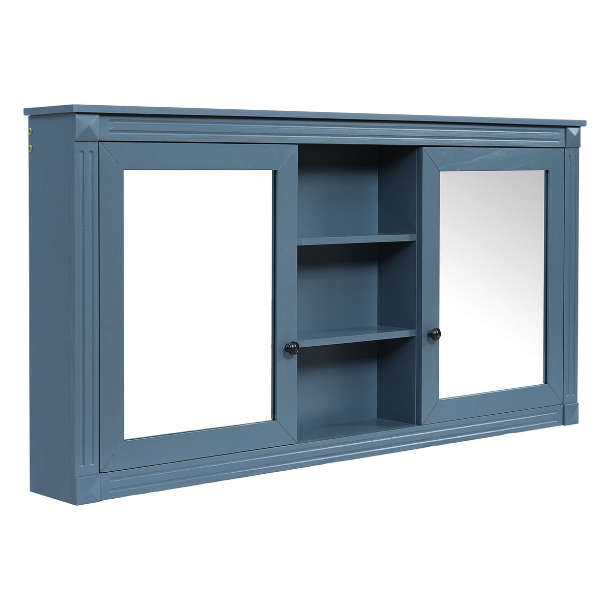Modern Wall-Mount 2 In 1 Mirror Cabinet