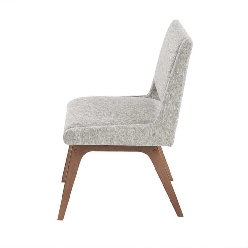 Dining Side Chair Set with Upholstered Cushions - Light Gray