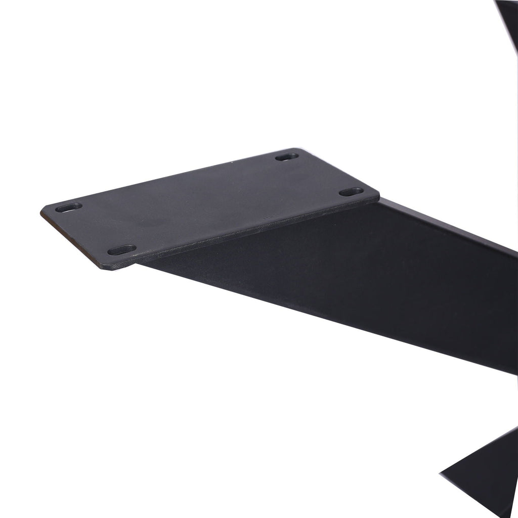 Steel Table Base with Spider Legs - Black