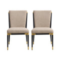 Modern Armless Dining Chair - Set of 2