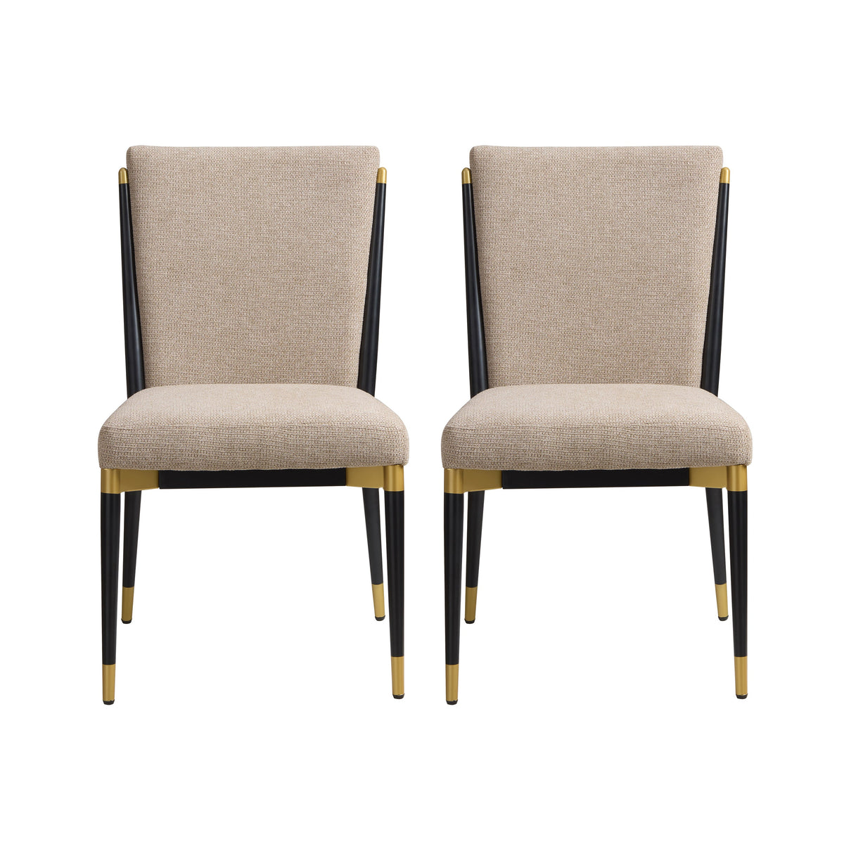 Modern Armless Dining Chair - Set of 2