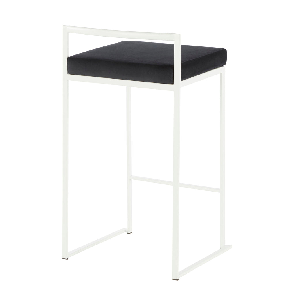 Stackable Counter Stool with Padded Comfort Seat - Multiple Colors