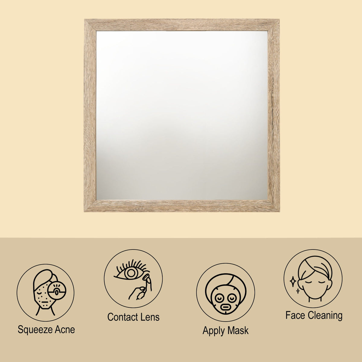 Miquell Versatile Orientation Mirror
