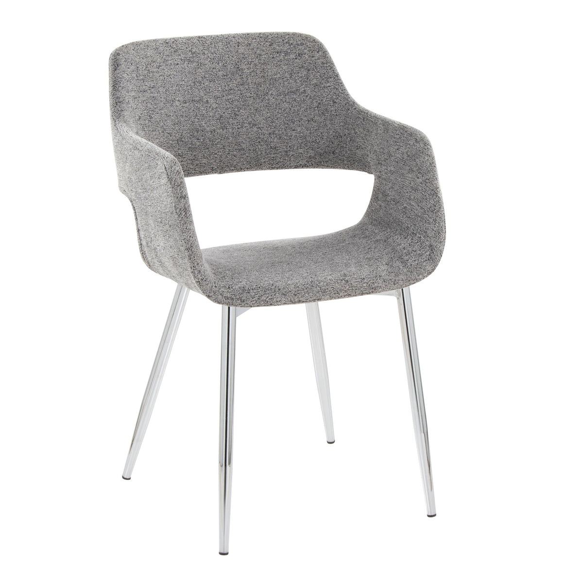 Contemporary Dining Chair Set with Metal Legs – Multiple Colors