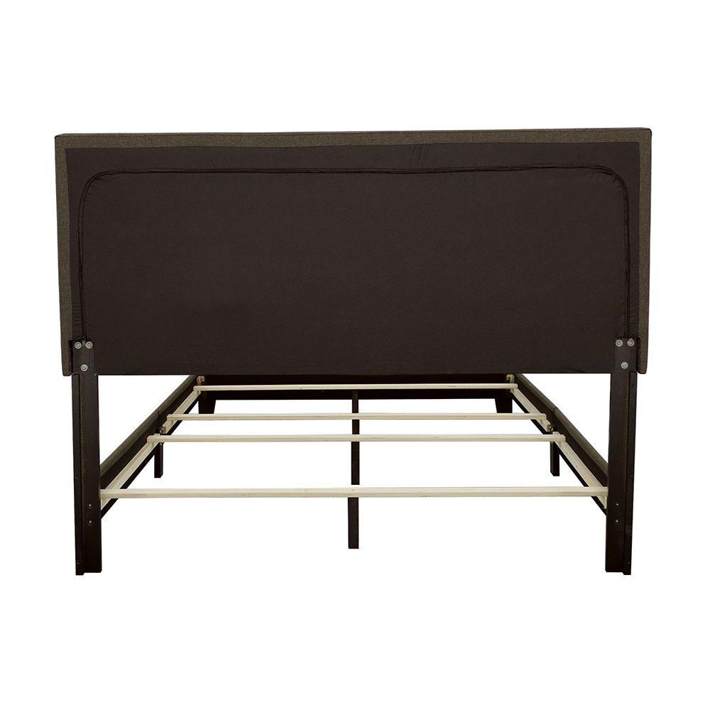 Boyd Upholstered Queen Panel Bed Charcoal