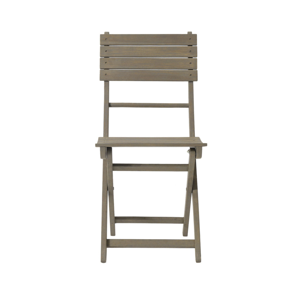 Positano Foldable Dining Set with Foldable Design - White or Dark Brown