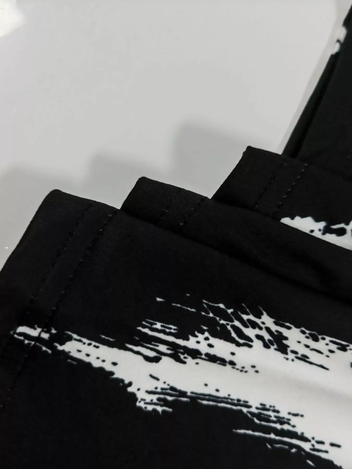 Abstract Print Sleeveless Top & Wide Leg Pants Set