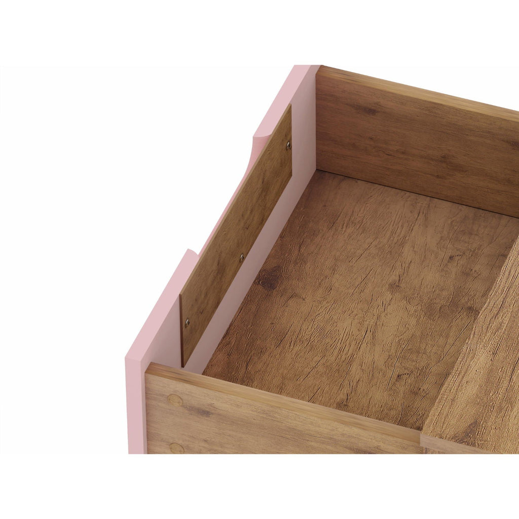 2 Drawer Nightstand with Durable Splayed Legs - Multiple Colors
