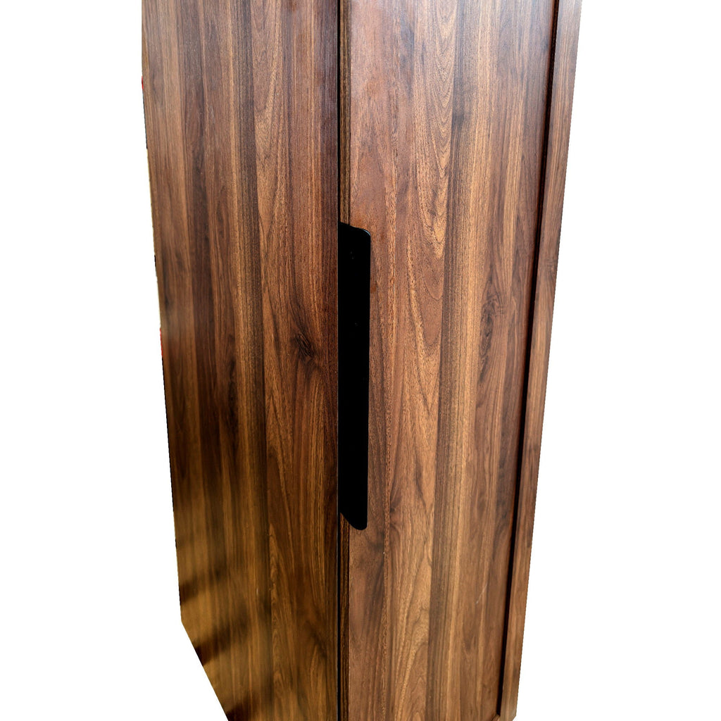 Walnut Buffet Sideboard Cabinet with Adjustable Shelves - Doors & Pantry Storage