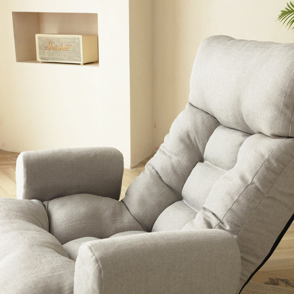 Modern With Metal Frame Swivel Game Lounge Chair With Adjustable Headrest