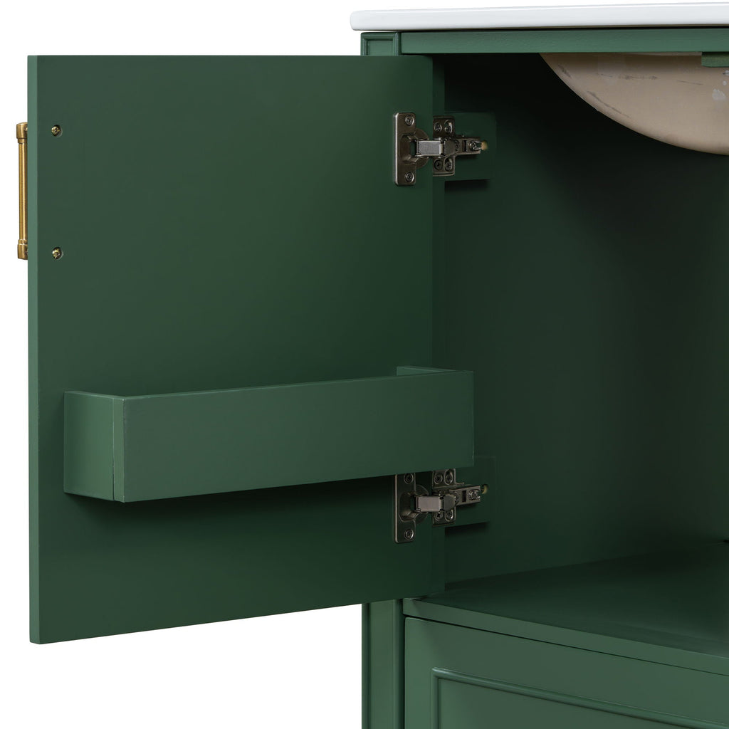 Traditional Bathroom Vanity Set with Soft Close Doors - Multiple Colors