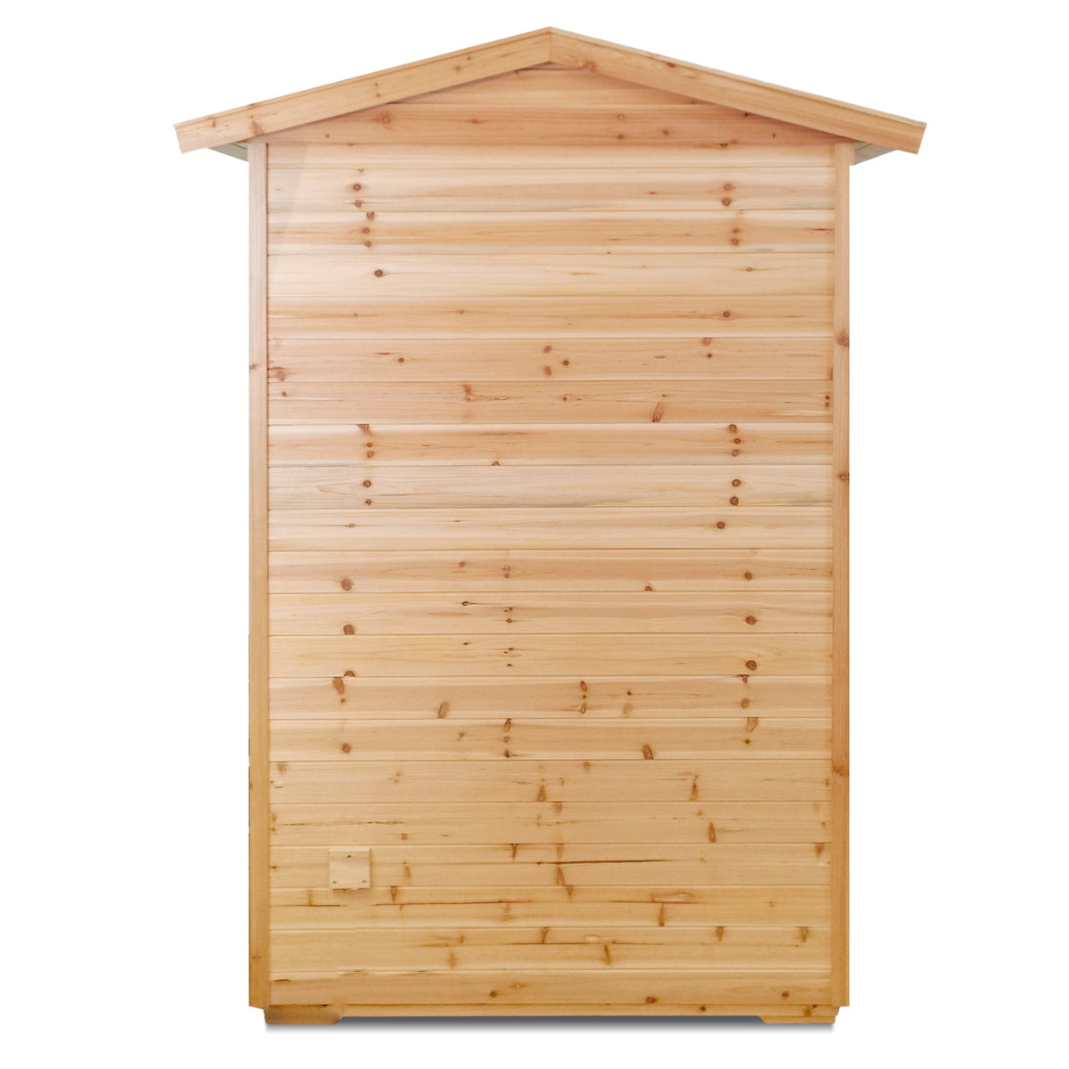 Two Person Far Infrared Sauna Room with Bluetooth and LED Lighting - Natural Old Fir
