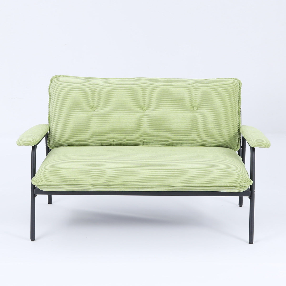 Modern Metal Frame Sofa with Sponge Filling - Beige