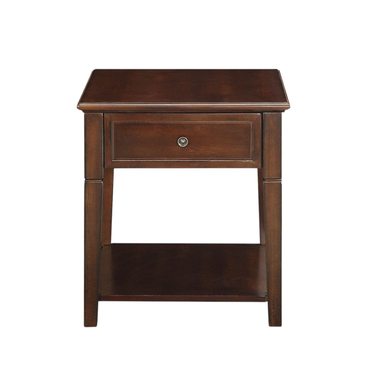 Dark Brown End Table with Lift Top Storage - Malachi Versatile Design