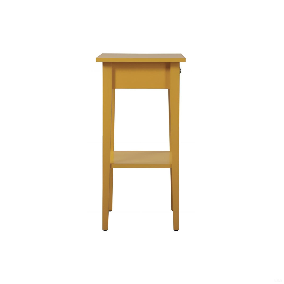 Wood Nightstand with Drawer and Shelf - Multiple Colors