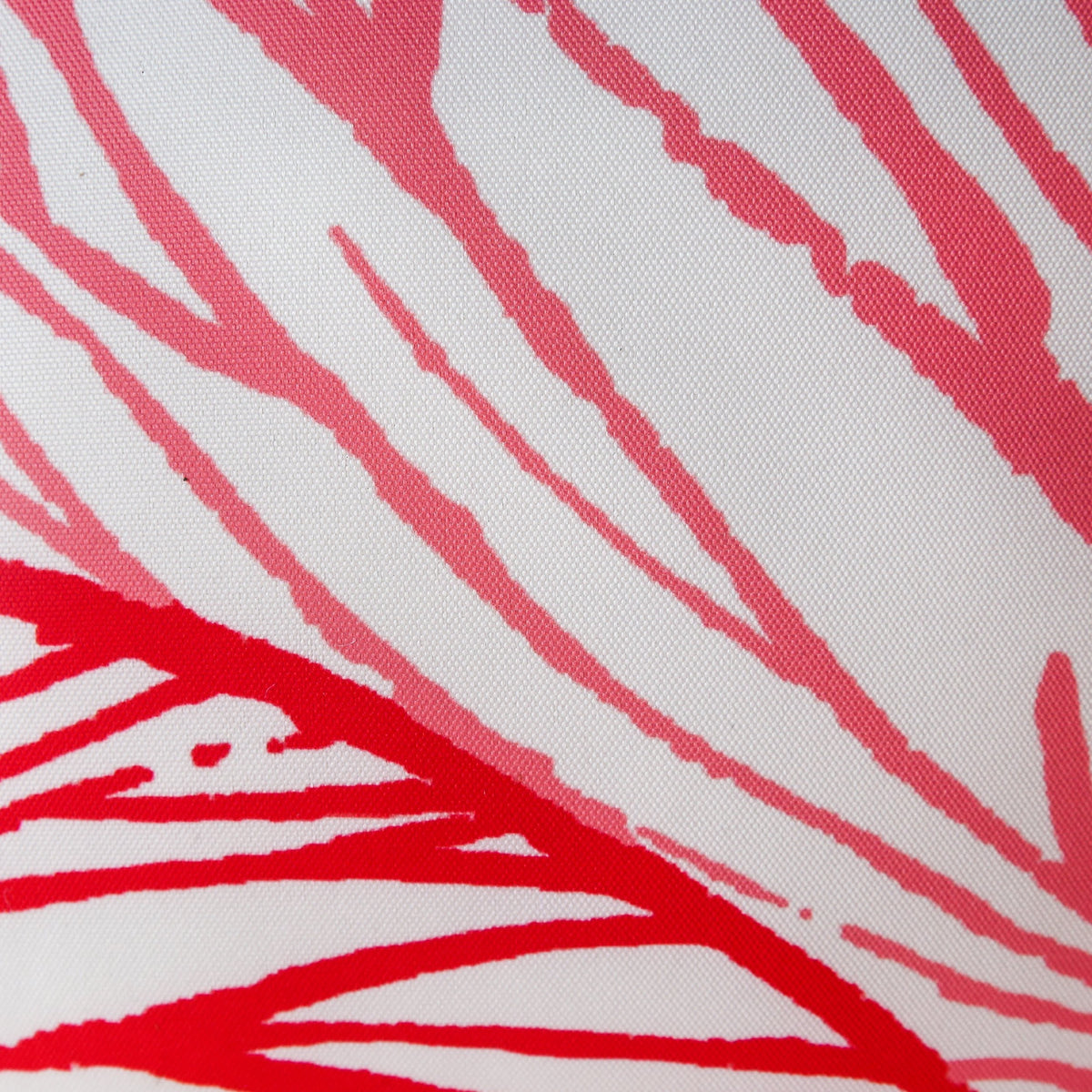 Leaf Vein Outdoor & Indoor Pillowcase with Weather-Resistant Polyester - Red