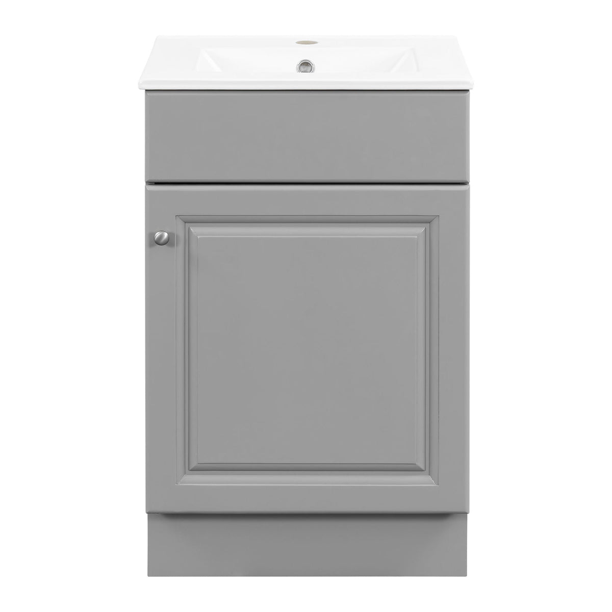 Bathroom Vanity with Sink and Adjustable Shelf - Multiple Colors