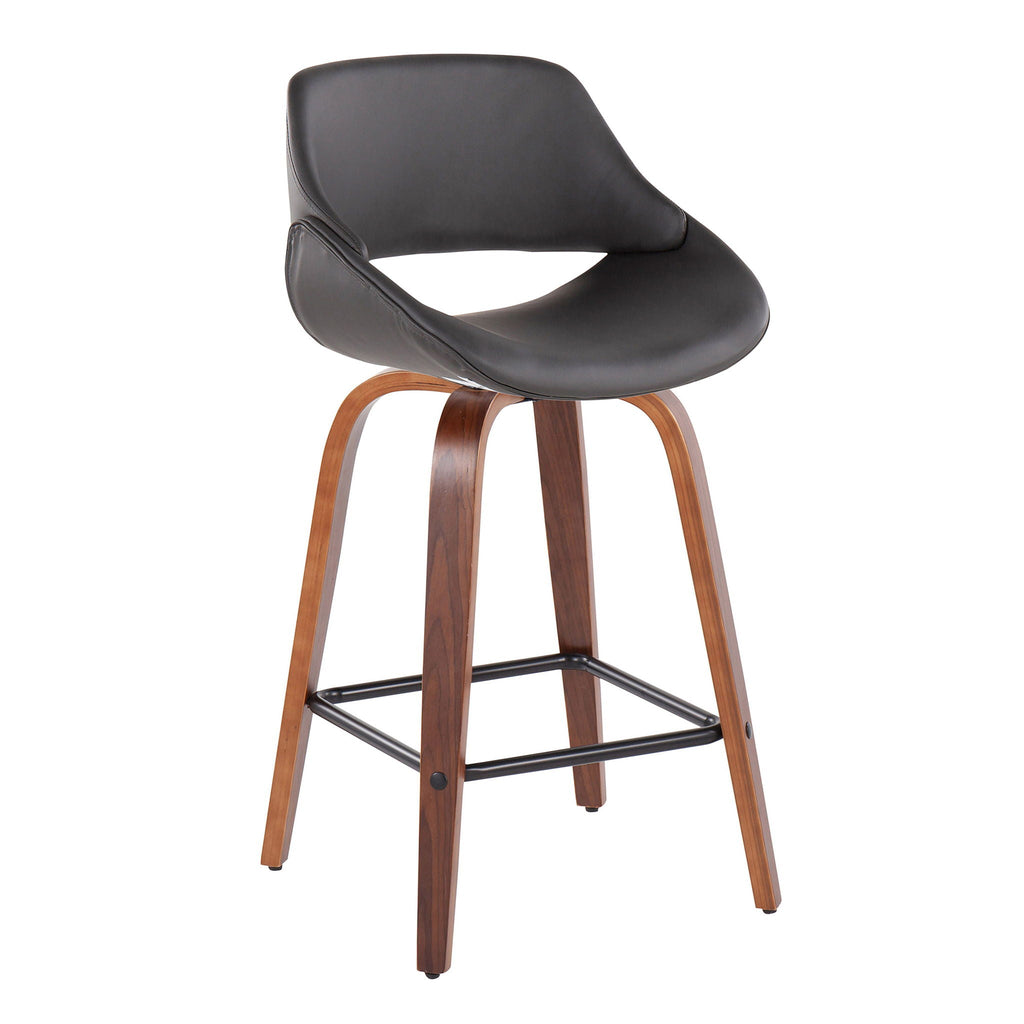 Fabrico - Mid-Century Modern Counter Stool (Set of 2)