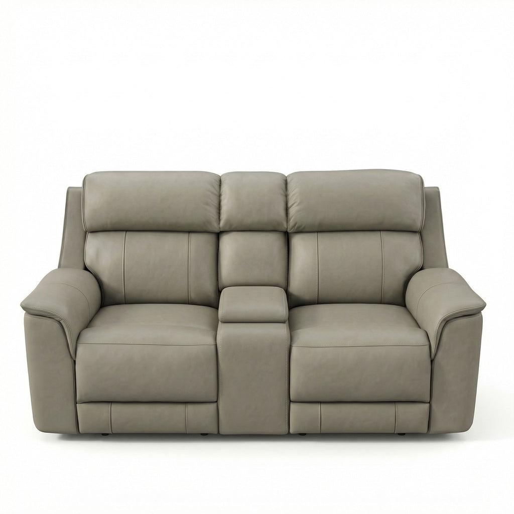 Dual Power Reclining Loveseat with Center Console - Multiple Colors