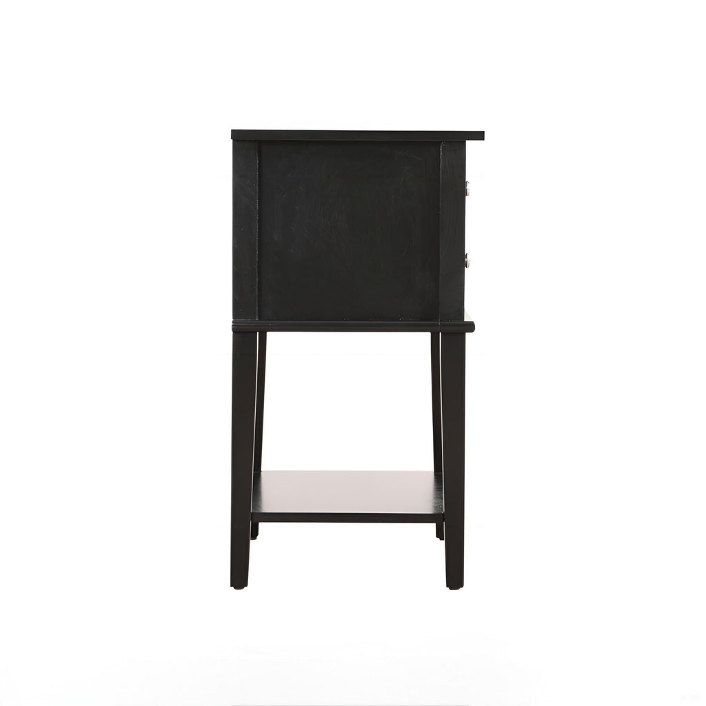 Vibrant Contemporary Nightstand with Smooth Drawer Glides - Multiple Colors