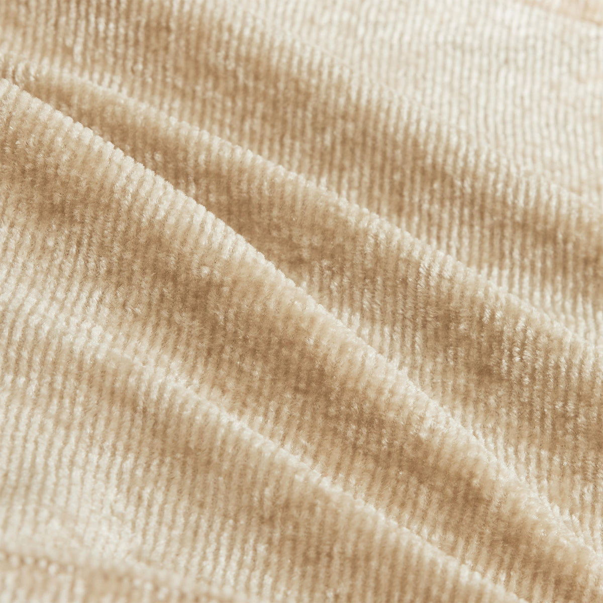 Ottoman Velvet-Light Camel with Spacious Velvet Upholstery - Light Camel
