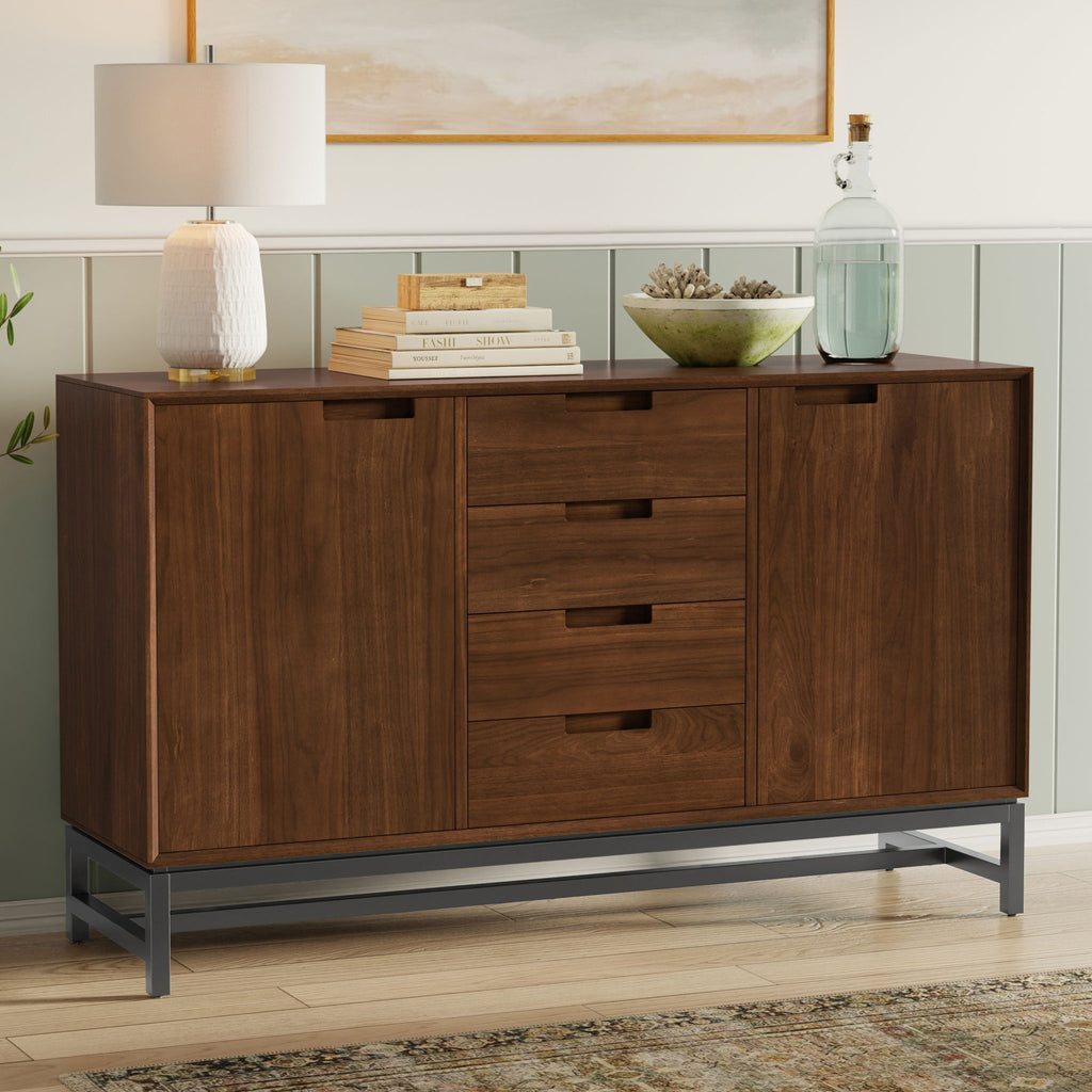 Banting Sideboard With Centre Drawers – Oak Finish