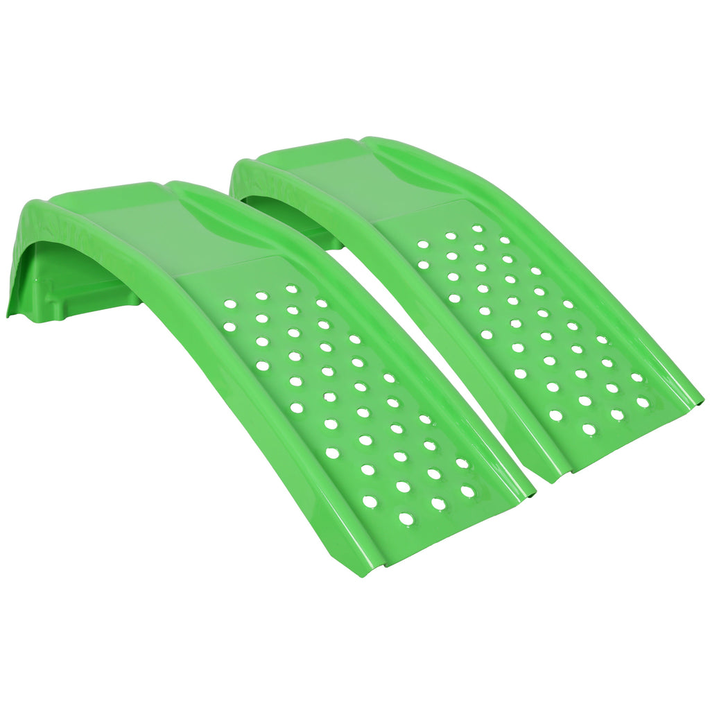 Heavy Duty Solid Steel Car Ramps with 8000 LBS Capacity