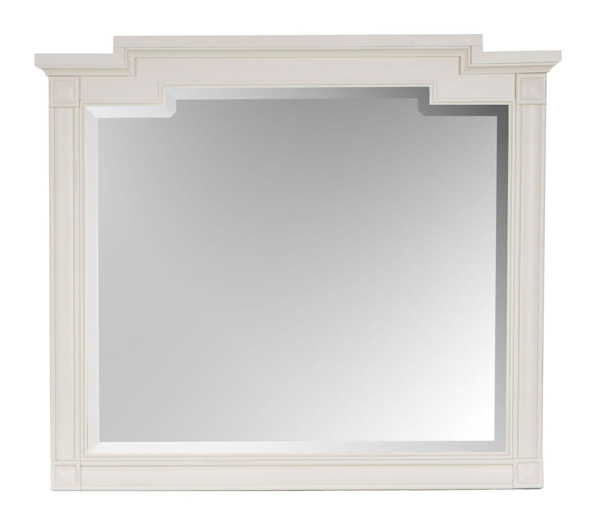 Willowbrook - Landscape Mirror - Egg Shell White With Slight Rub Through