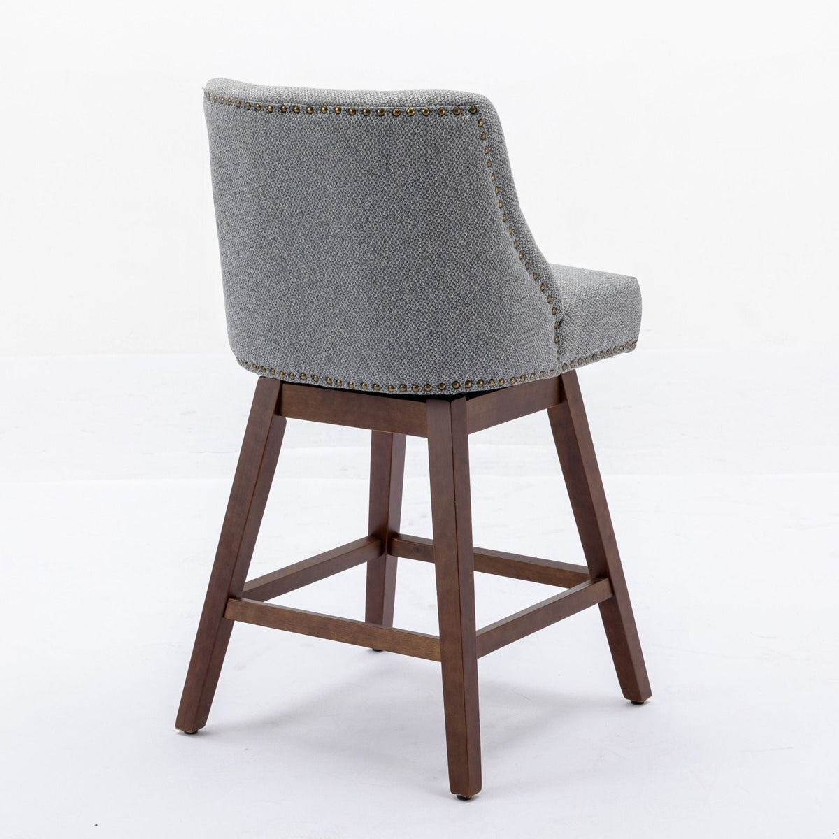 Counter Height Swivel Barstools, Set of 2
