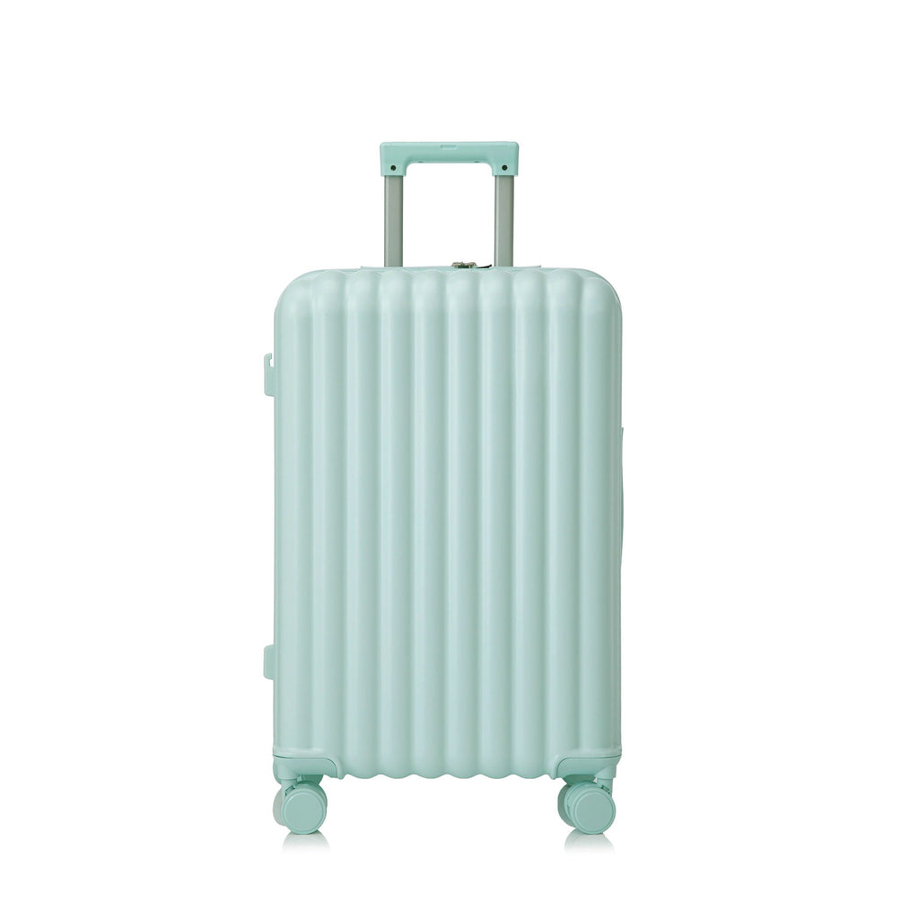 Spinner Wheel Luggage Set with USB Port and Holders - Pink, Black, Green