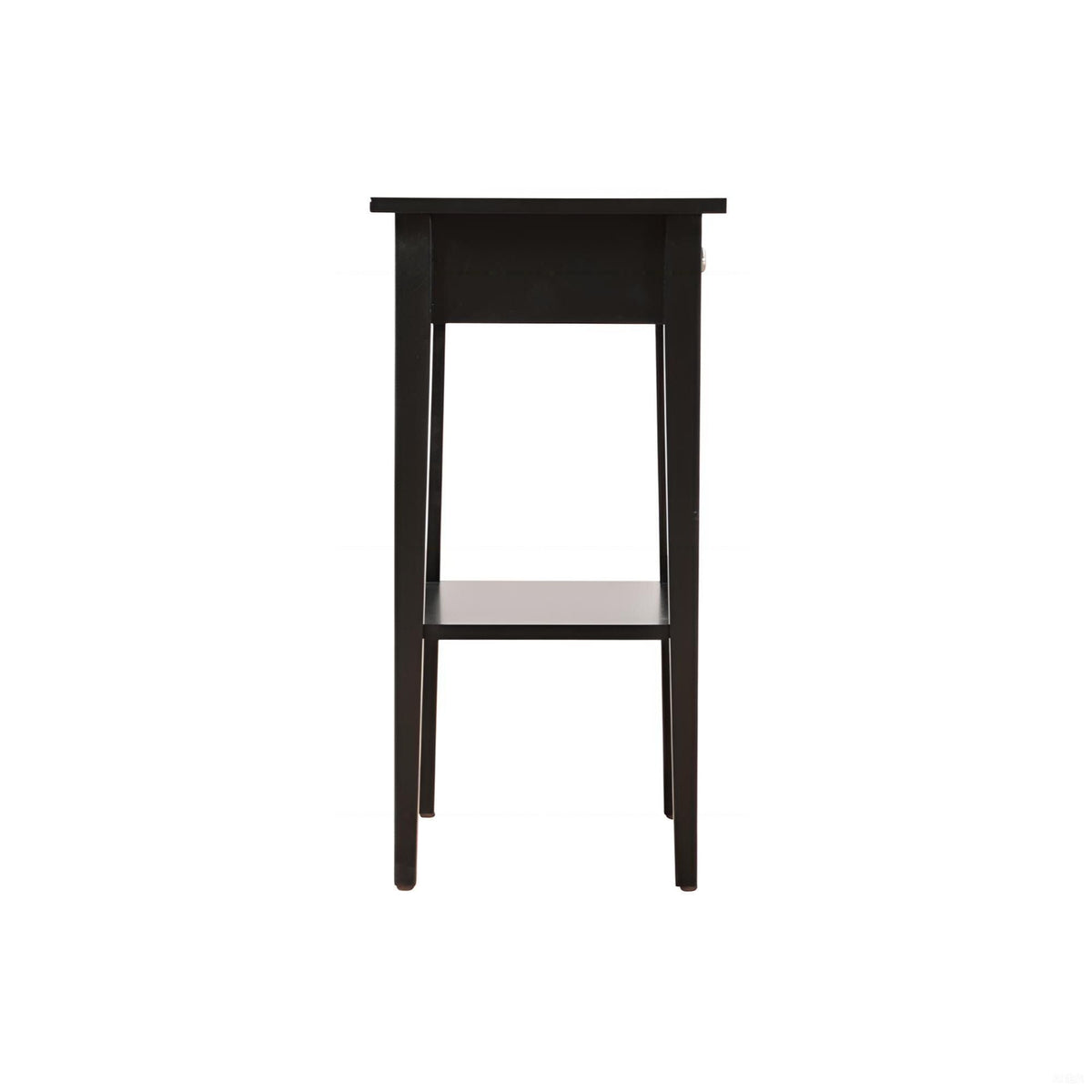 Wood Nightstand with Drawer and Shelf - Multiple Colors